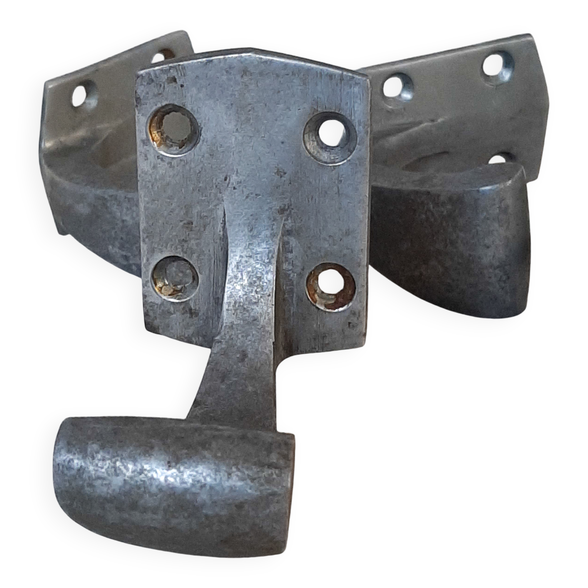 Vintage cast aluminium wall hooks
