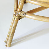 1970s vintage bamboo garden armchair