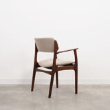 Walnut chair, Danish design, 1960s, designer: Erik Buch