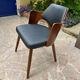 Pair of wooden armchairs