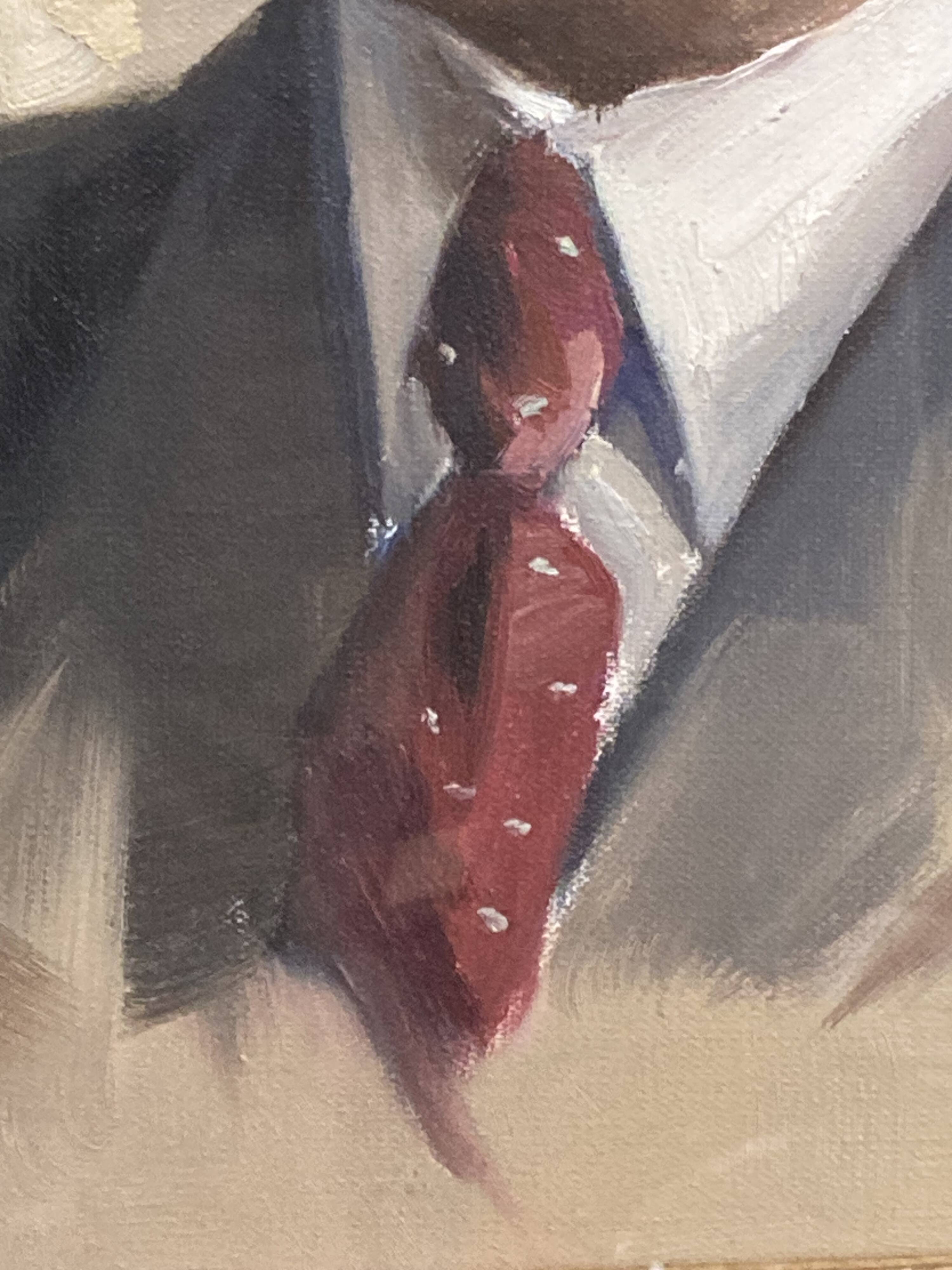 Aimé VAN BELLEGHEM (1922-1996), Portrait of René Brondel, oil on canvas