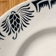 Plat ovale pommes de pin Badonviller