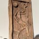 Door in low relief dancer style art deco 1930 wooden