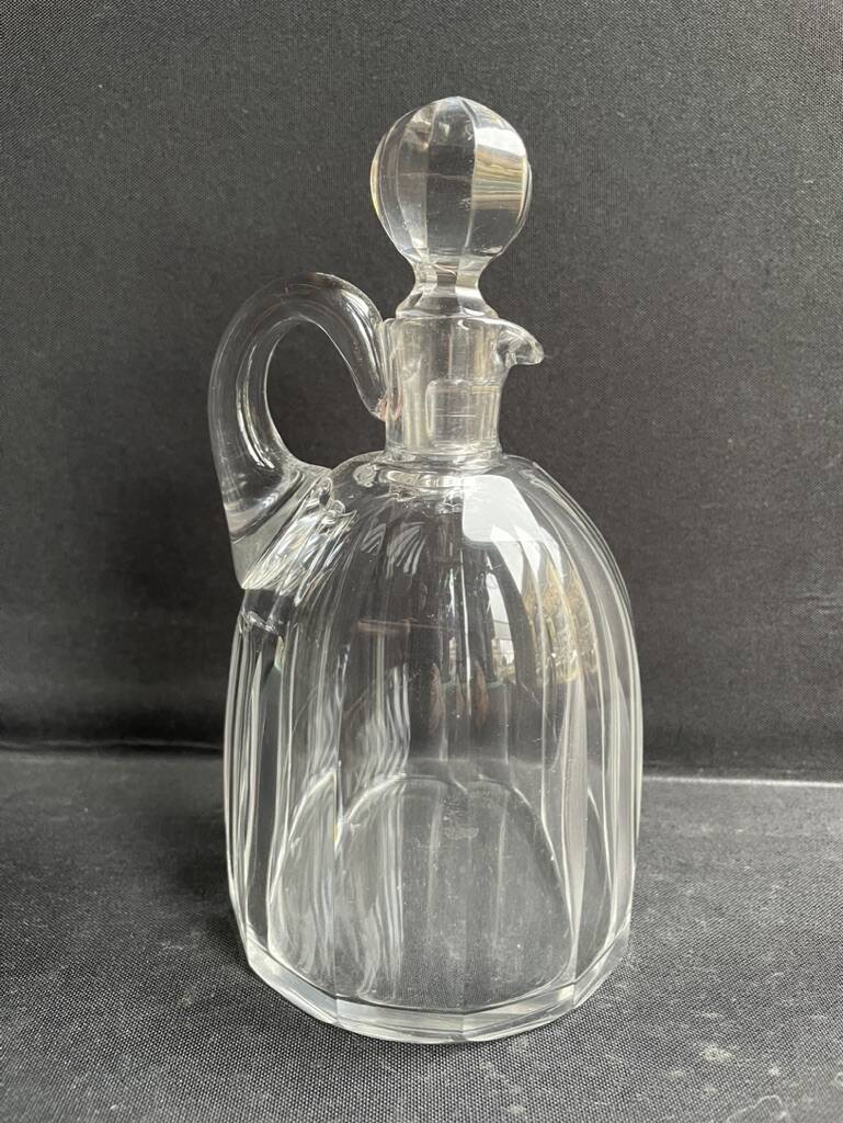 Blown and cut corked pitcher Baccarat