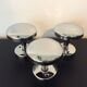 Set of 3 vintage stainless steel pads