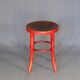 Bistro stool, circa 1930, shell seat, no Baumann, no Thonet.