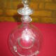 Carafe attrape mouches ronde en cristal soufflé