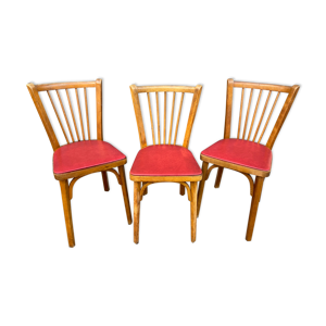 set de 3 chaises vintage - baumann