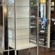 Vintage pharmacy display cabinet