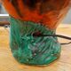 Lamp night light amphora ceramic vintage