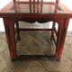 Pair of Chinese chairs, lacquered red, twentieth century