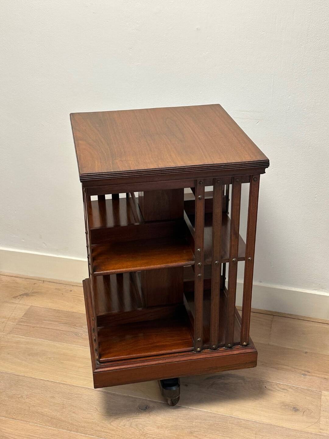 Antique revolving bookcase