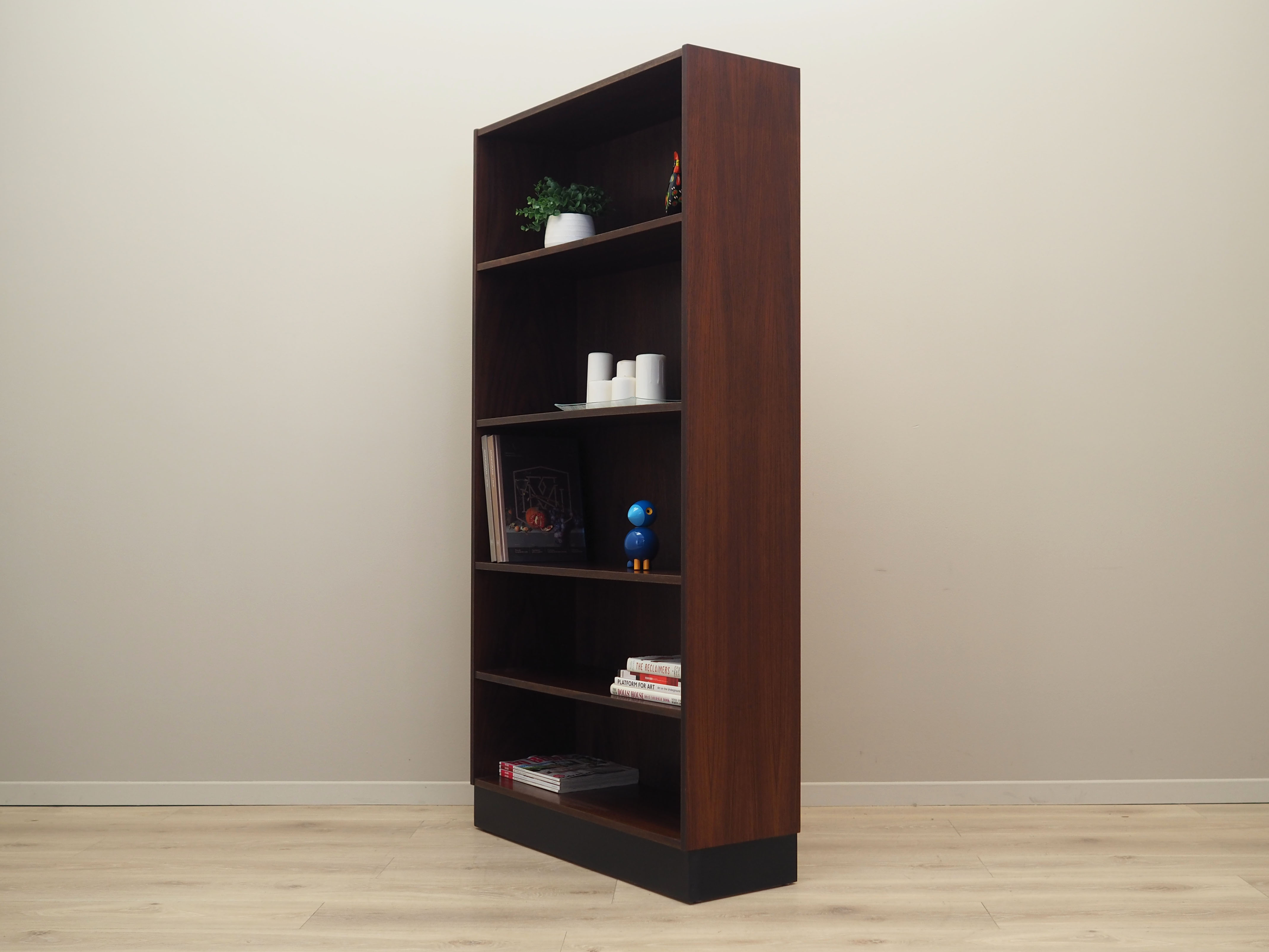 Bibliothèque en palissandre, design danois, années 1970, production: Danemark