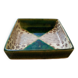 square dish in handcrafted Japanese ceramic.
