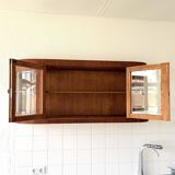 Elegant Art Deco-style hanging display cabinet