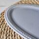 Pearl oval plate