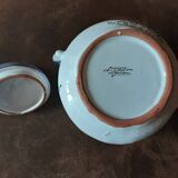 Sugar bowl, Angoulême art earthenware factory, Le Renoleau