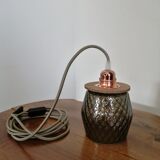 Lampe baladeuse en verre vintage