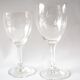 Lot de 6 verres ciselés