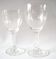 Set of 6 chiseled glasses