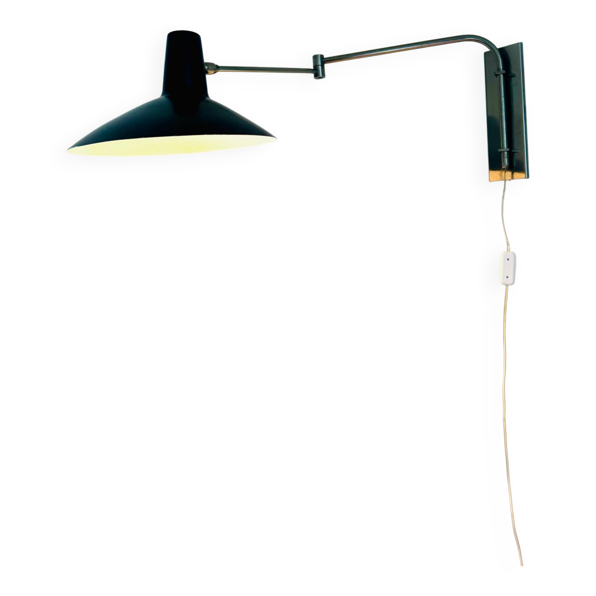 Adjustable Swing-Arm Wall Lamp By Artimeta, The Netherlands 1950S