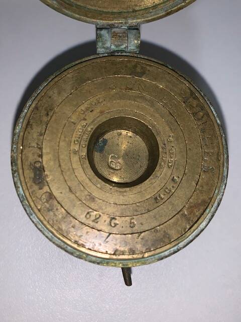 Charlemagne battery in gilded brass