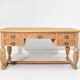 Bureau sculpté en chêne clair, style Renaissance