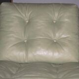 Mid century leather lounge chair after Florence Knoll, 1950s-60s