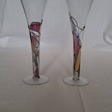 Vases  cristal soliflore