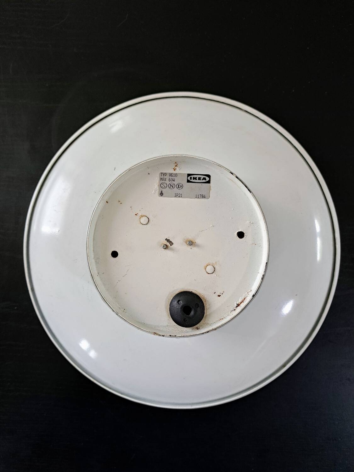 Pair of B. Gantzel ceiling lights for Ikea