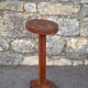 Art Deco wood pedestal table, art deco smoking table, end of sofa, art deco, 30's