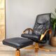 Danish design swivel and reclining relaxed chair by Jorgen Kastholm for Unico