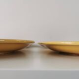 Set of 6 Vintage Fish Plates Set: 1970s KIL Yugoslavia Retro Serving Dishes