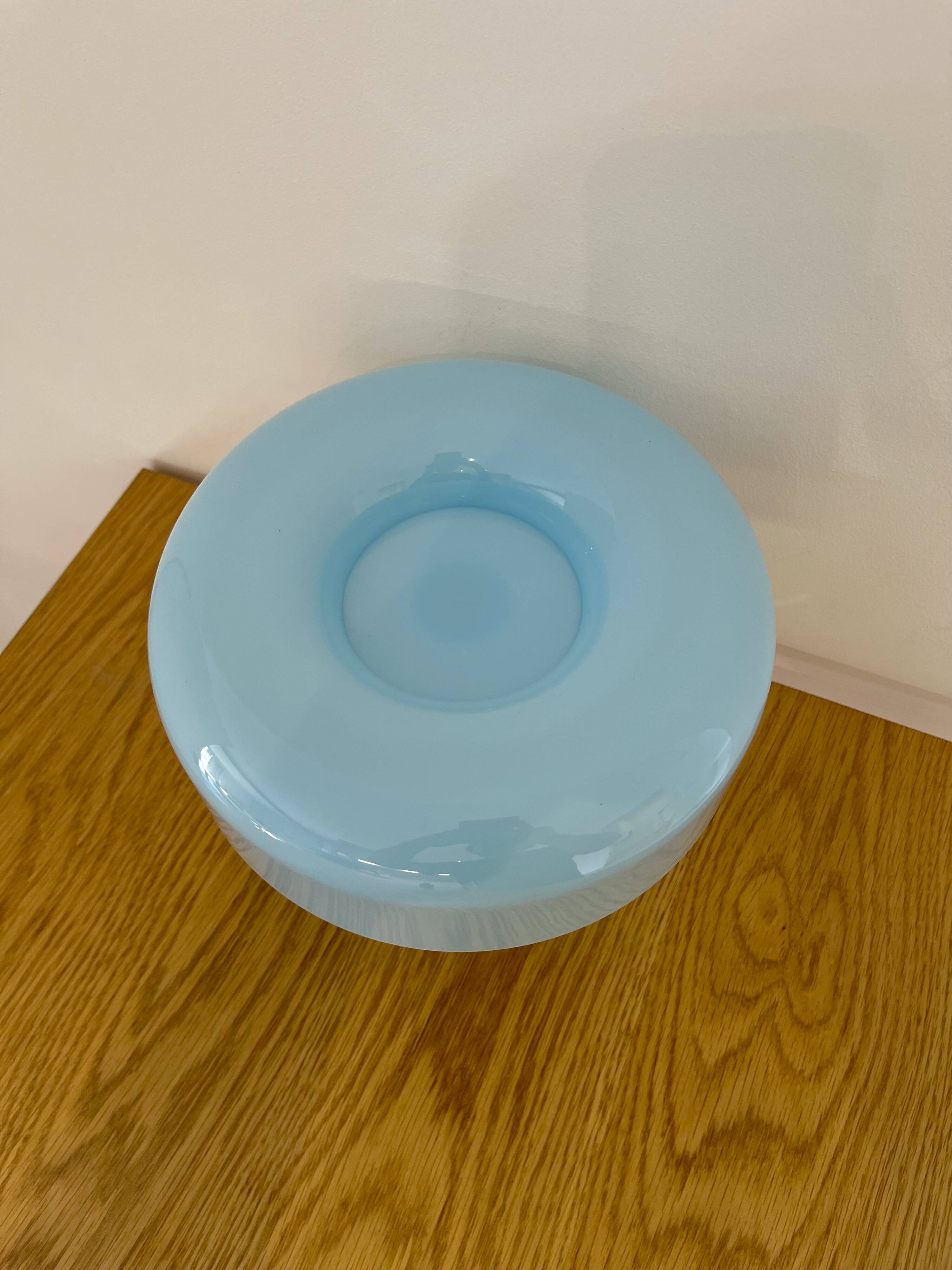 Vintage 70s Lamp - Blue - One size