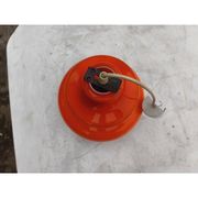 Vintage suspension in orange opaline