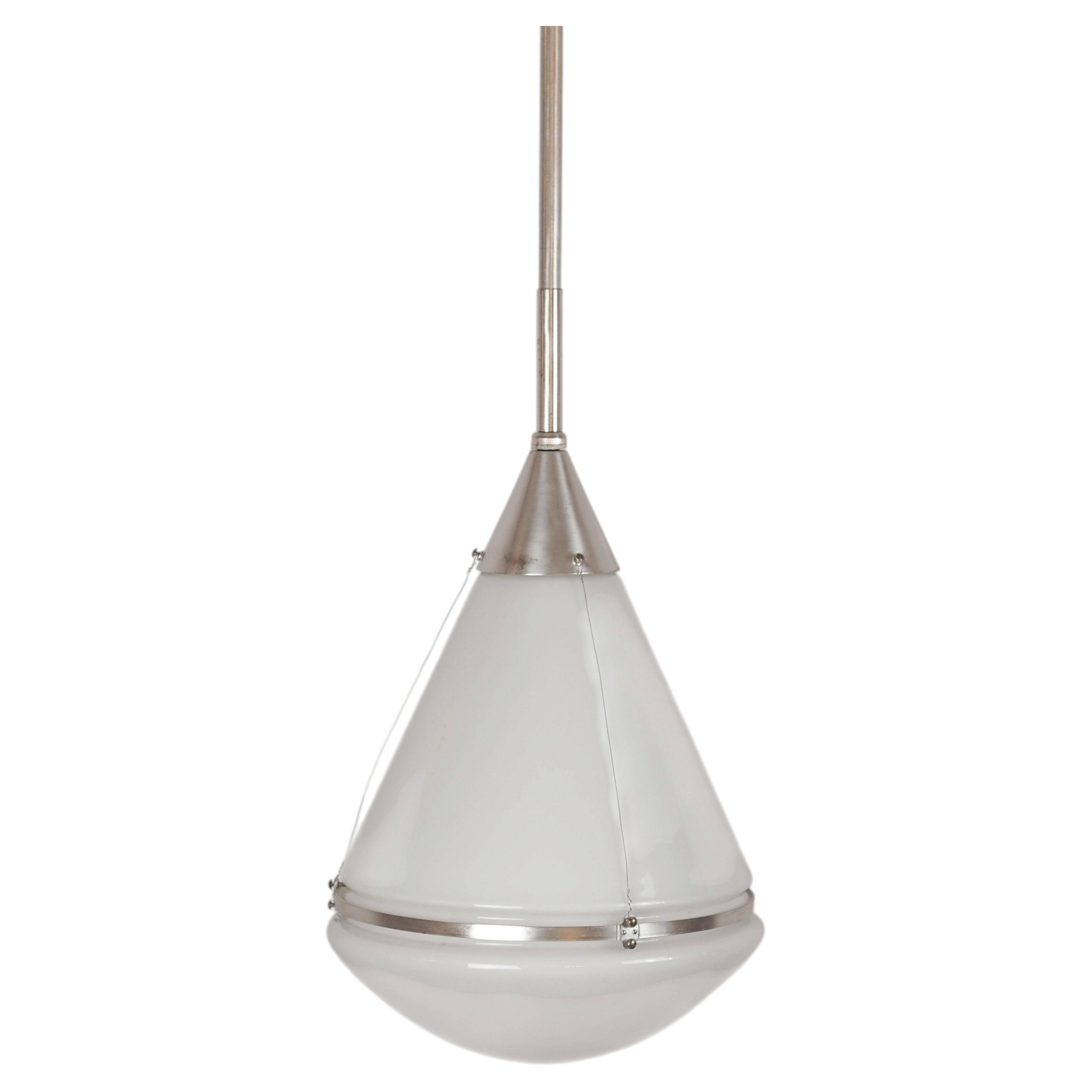 Iconic pendant lamp "Luzette" by Peter Behrens for Siemens, c. 1910s
