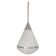 Iconic pendant lamp "Luzette" by Peter Behrens for Siemens, c. 1910s