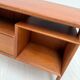 1960s vintage Danish design teak desk model 75 by Gunni Omann for Omann Jun