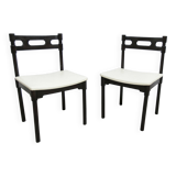 Pair of atypical vintage 1960s chairs