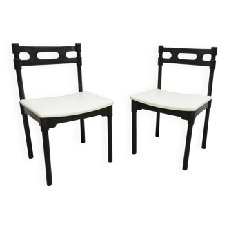 Pair of atypical vintage 1960s chairs
