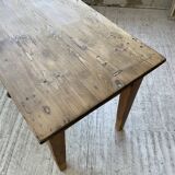 Farmhouse table pine multi-drawers