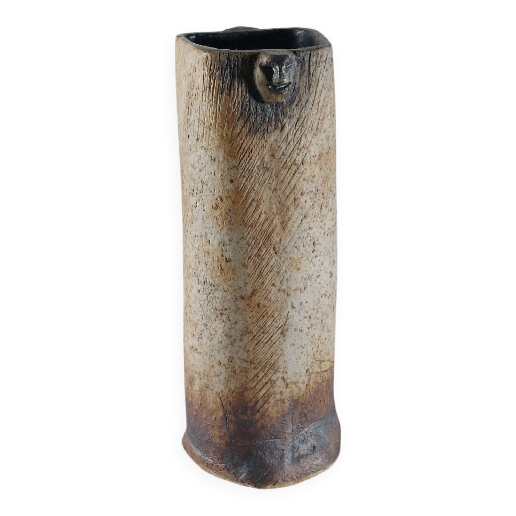 Vintage mid-century handmade ceramic vase