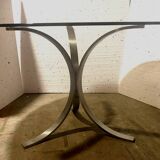 Table from the 40s with chrome base 20th century
