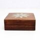 Teak and brass box 1970