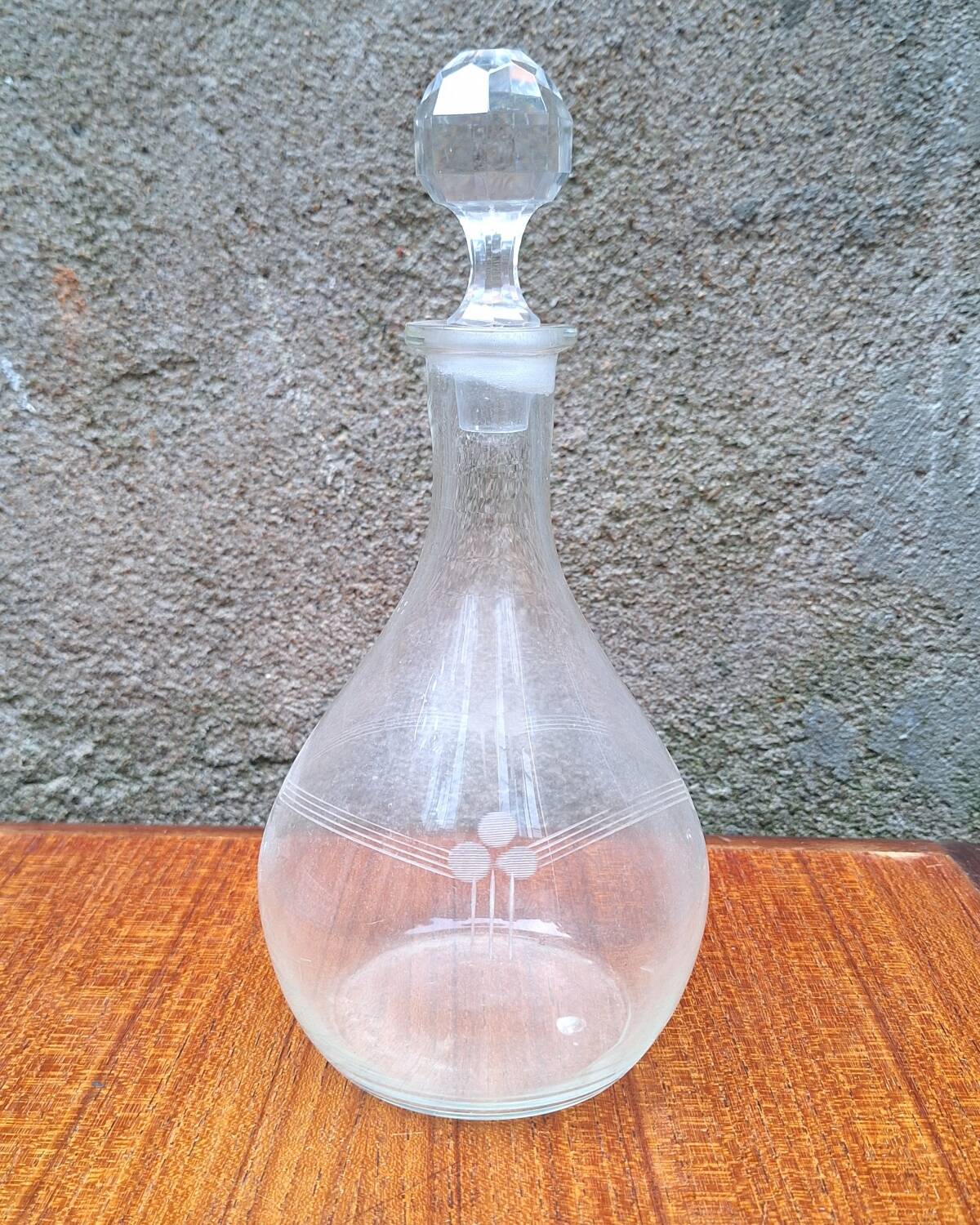 1950s glass carafe