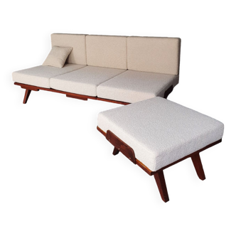 TATRA sofa bed by Jiràk, Czech Vintage 1960s