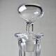 Small old Baccarat crystal carafe, Bambou/Tors model, early 20th century
