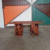 table basse feuille bois