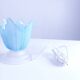 Lampe fleur verre vintage