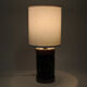 Tablelamp of brown glazed ceramics by Carl Harry Stålhane - Sweden 1960s